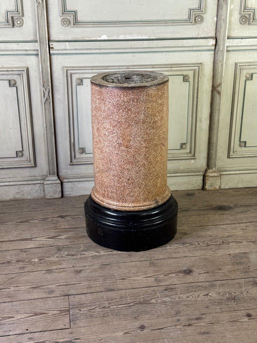 Greco Roman Column In Glazed Terracotta Hescombe And Co For Sale