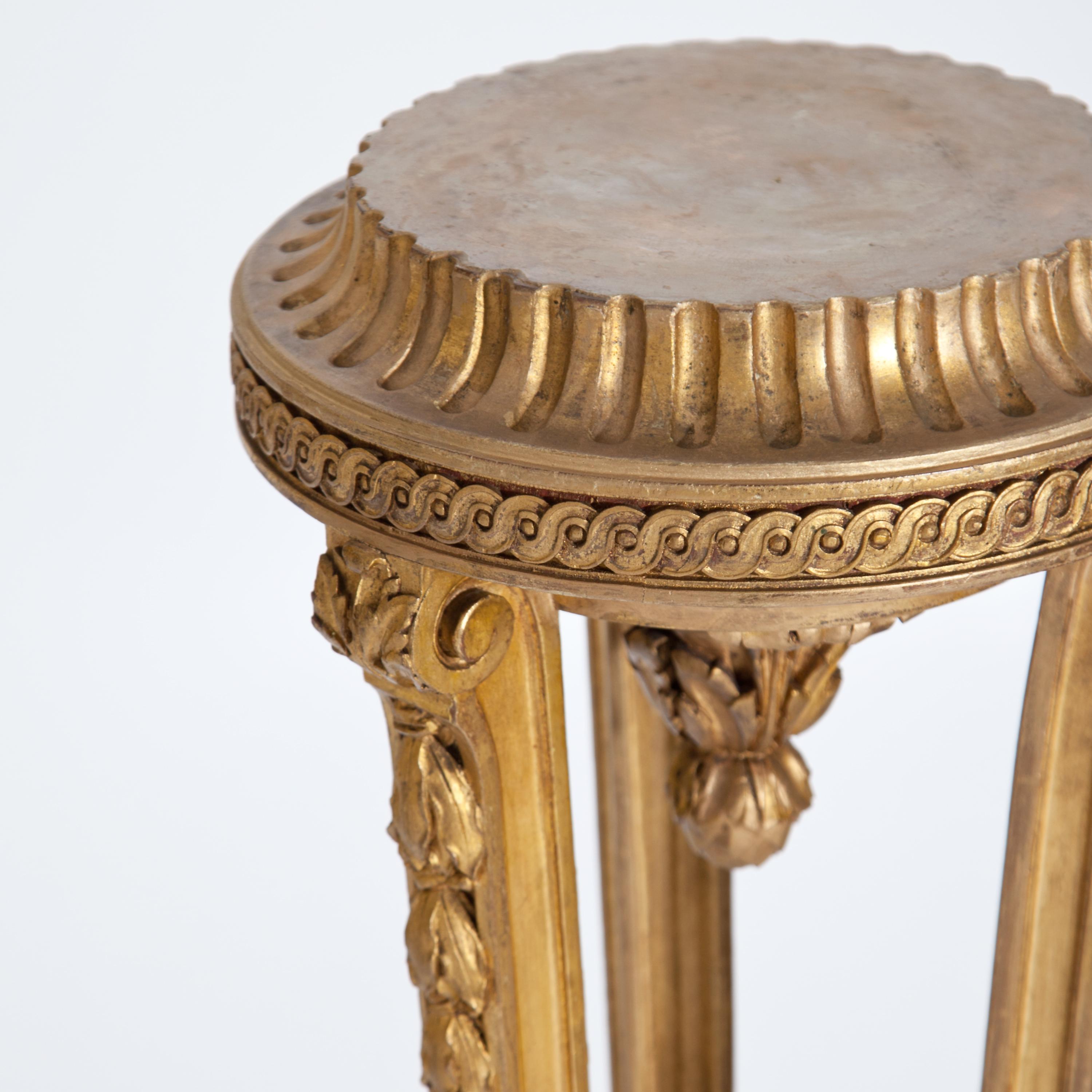 Louis XVI Column in Louis Seize Style, Second Half of the 19th Century