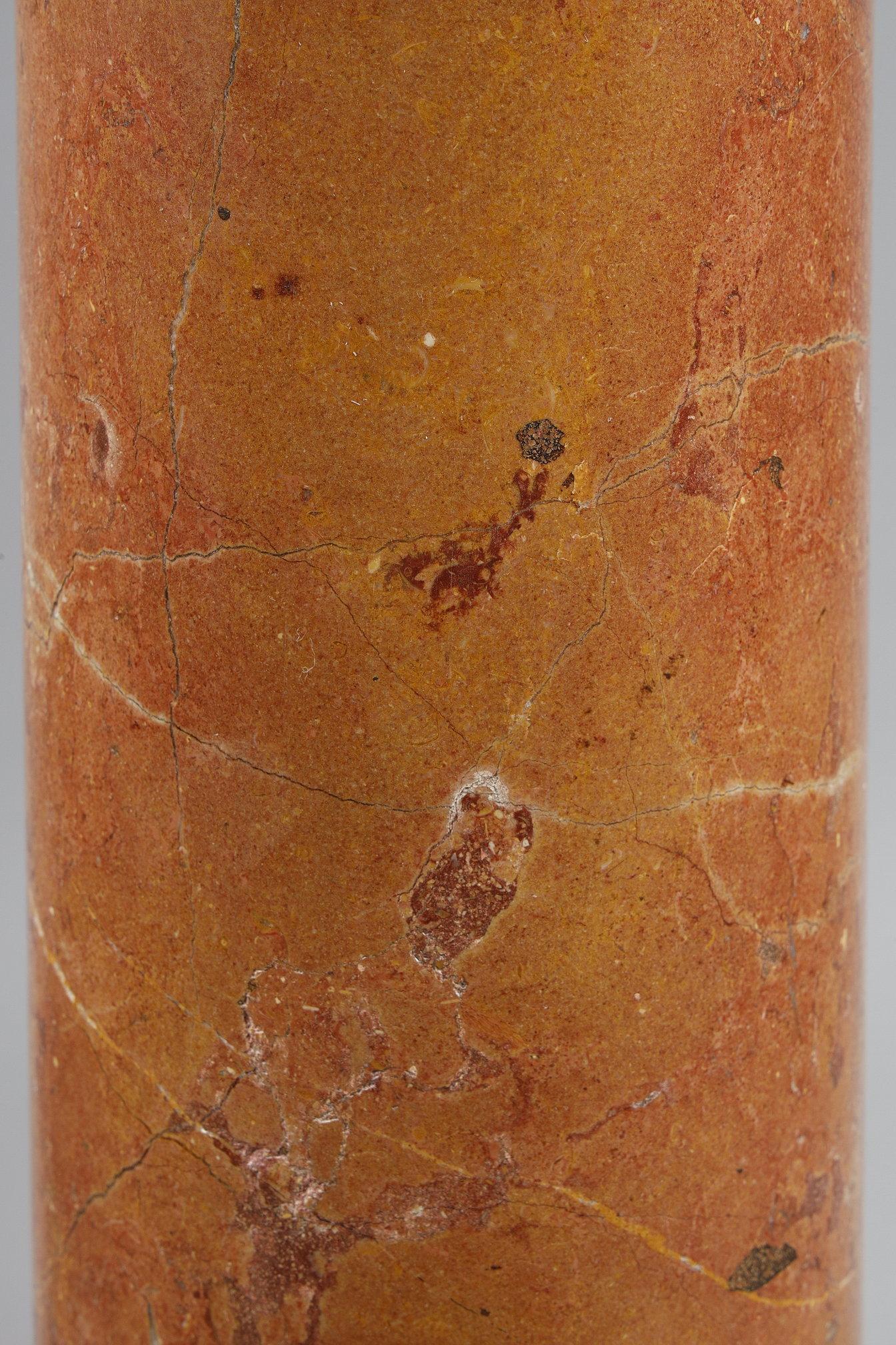 Säule aus rotem Pyrenean-Marmor aus dem späten 19. Jahrhundert im Angebot 7