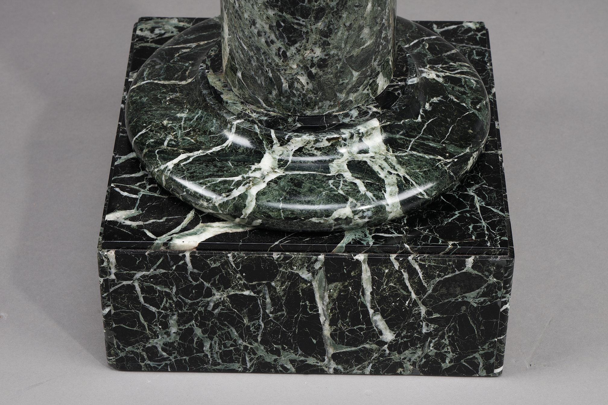Columne en marbre Vert de Mer 6