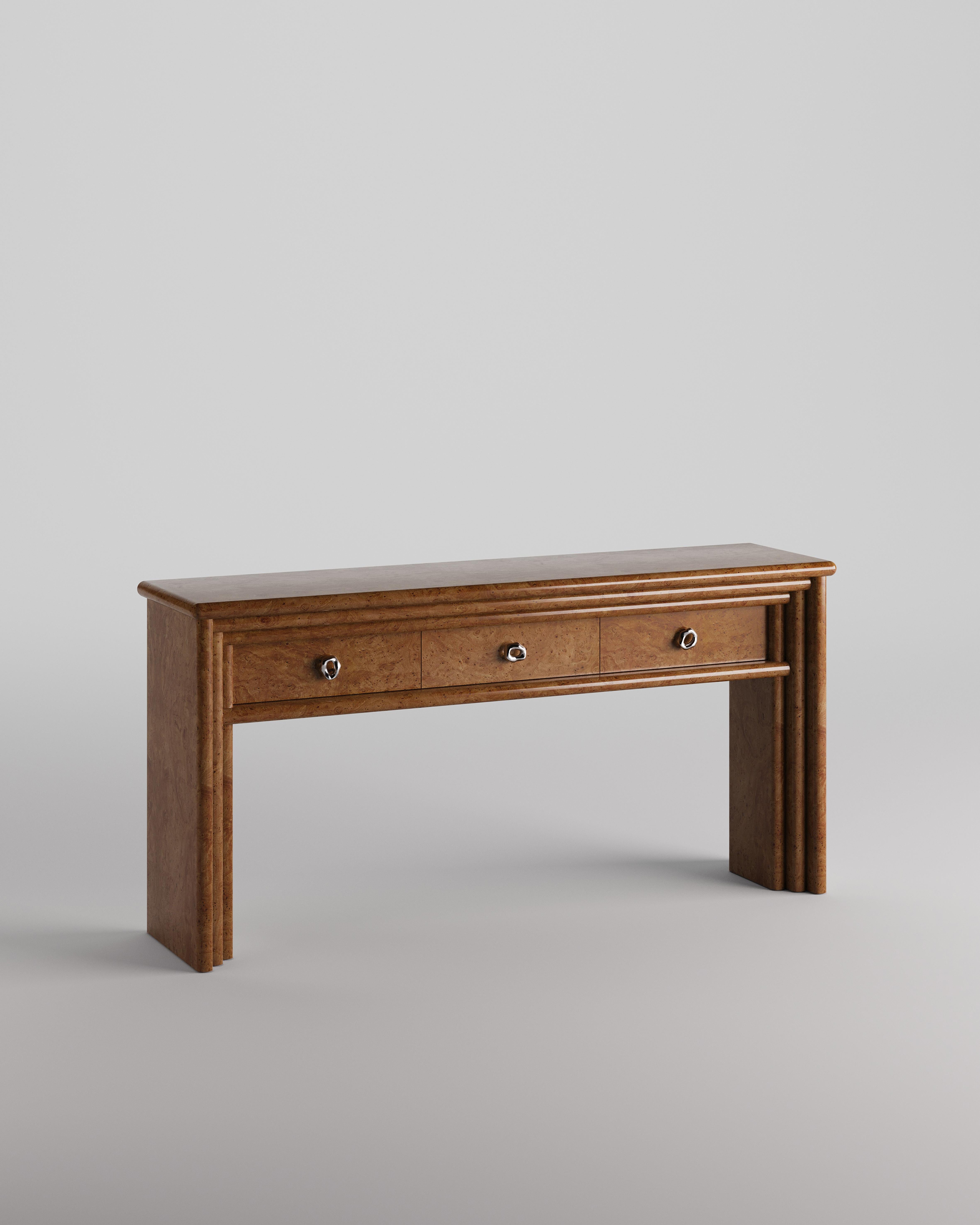 Post-Modern Column Lacquer Console by Tuğçe Geyik For Sale