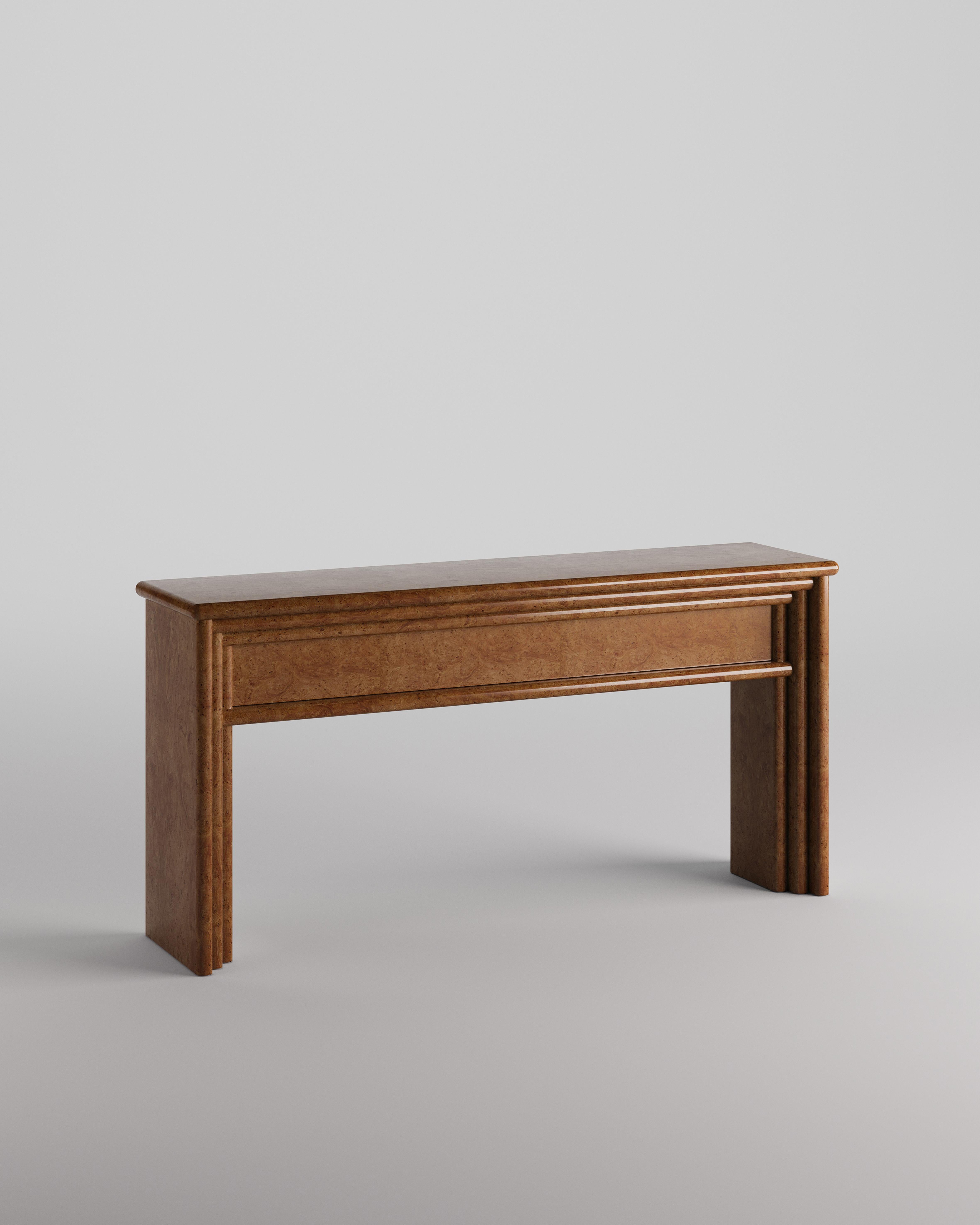 Turkish Column Lacquer Console by Tuğçe Geyik For Sale