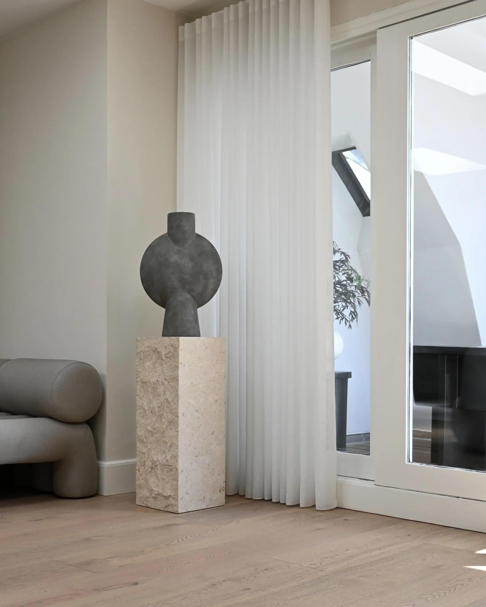 Column, Limestone Sheath, Contemporary Work. For Sale 1