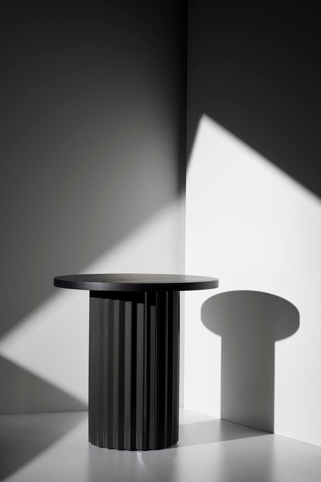 Modern Column Lounge Table with Oak 40 by Lisette Rützou