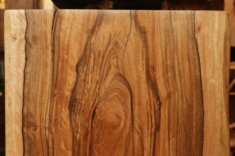 Column or Pedestal Set of Two in Solid Molave Wood at 1stDibs wood