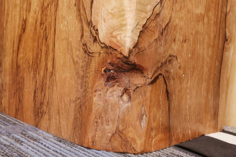 Column or Pedestal Set of Two in Solid Molave Wood at 1stDibs wood pedestals, wood block