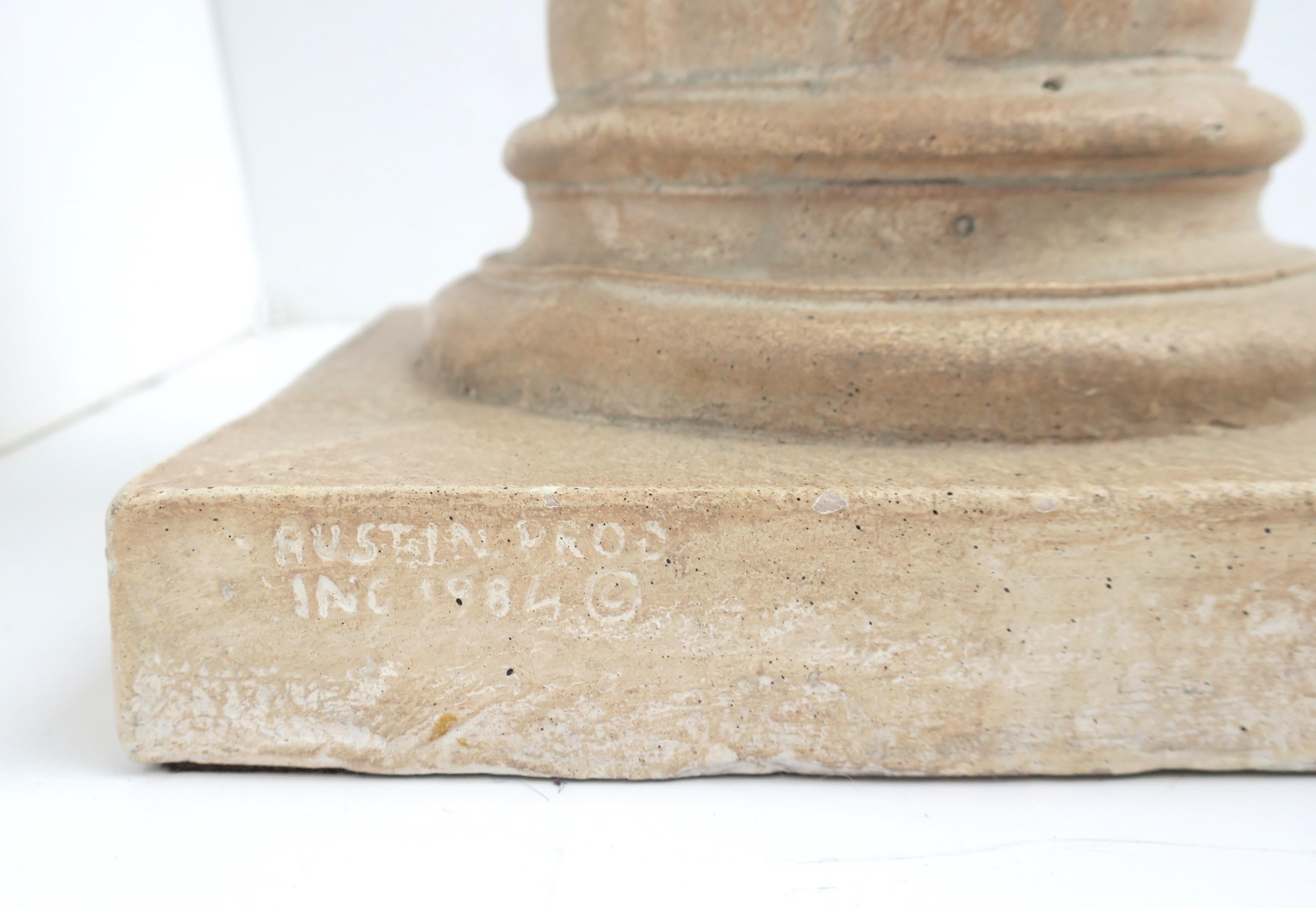 Säule The Pedestal Pillar Stand Neoclassical Style im Angebot 5