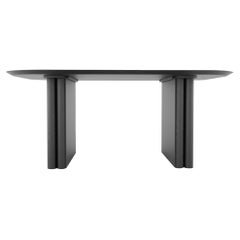 Table rectangulaire Column par Black Table Studios, Noir, REP par Tuleste Factory 