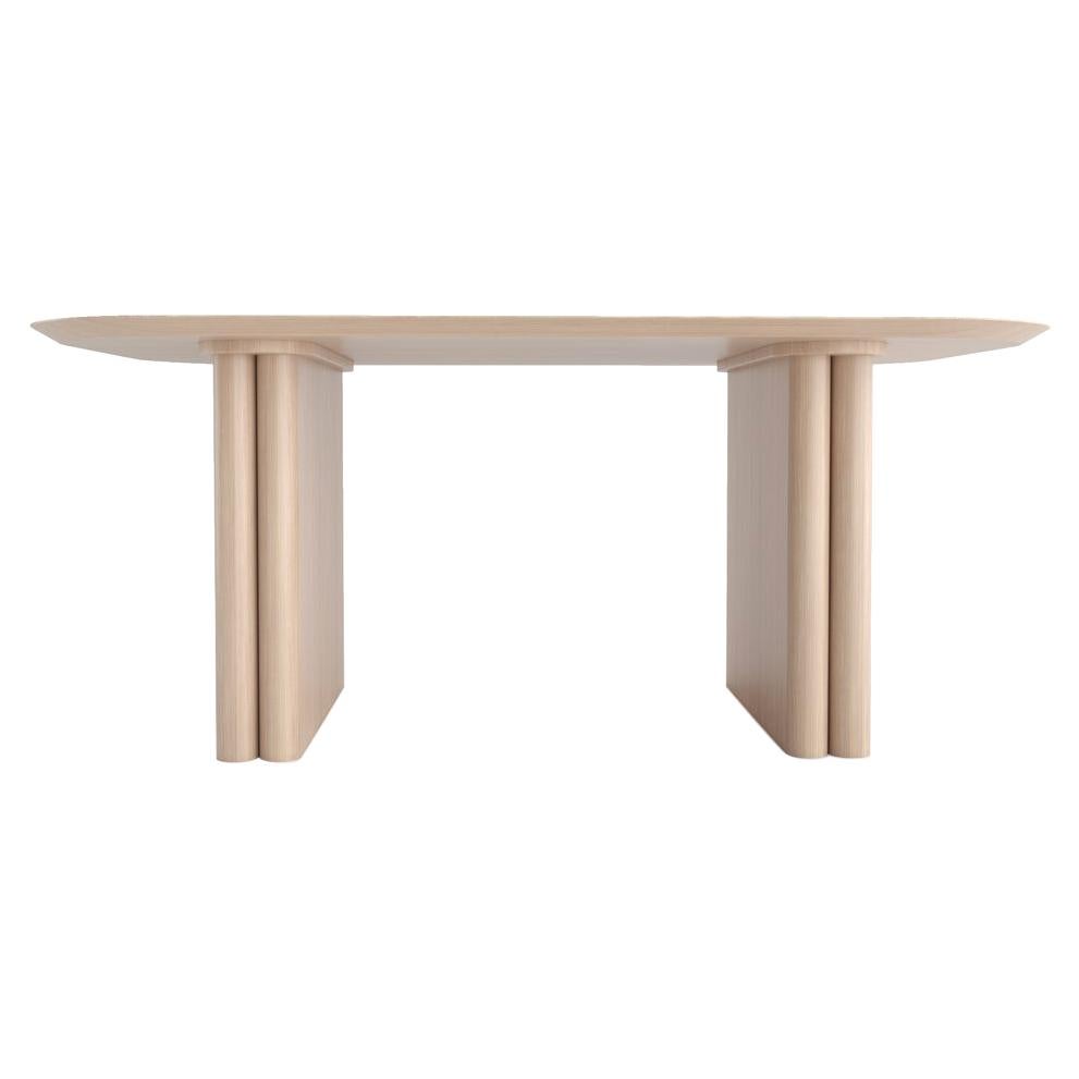 Column Rectangular Table by Black Table Studio, Rift, REP by Tuleste Factory For Sale