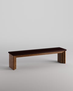 Column Root Wood Bank Bench by Tuğçe Geyik