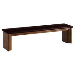 Column Root Wood Bank Bench by Tuğçe Geyik