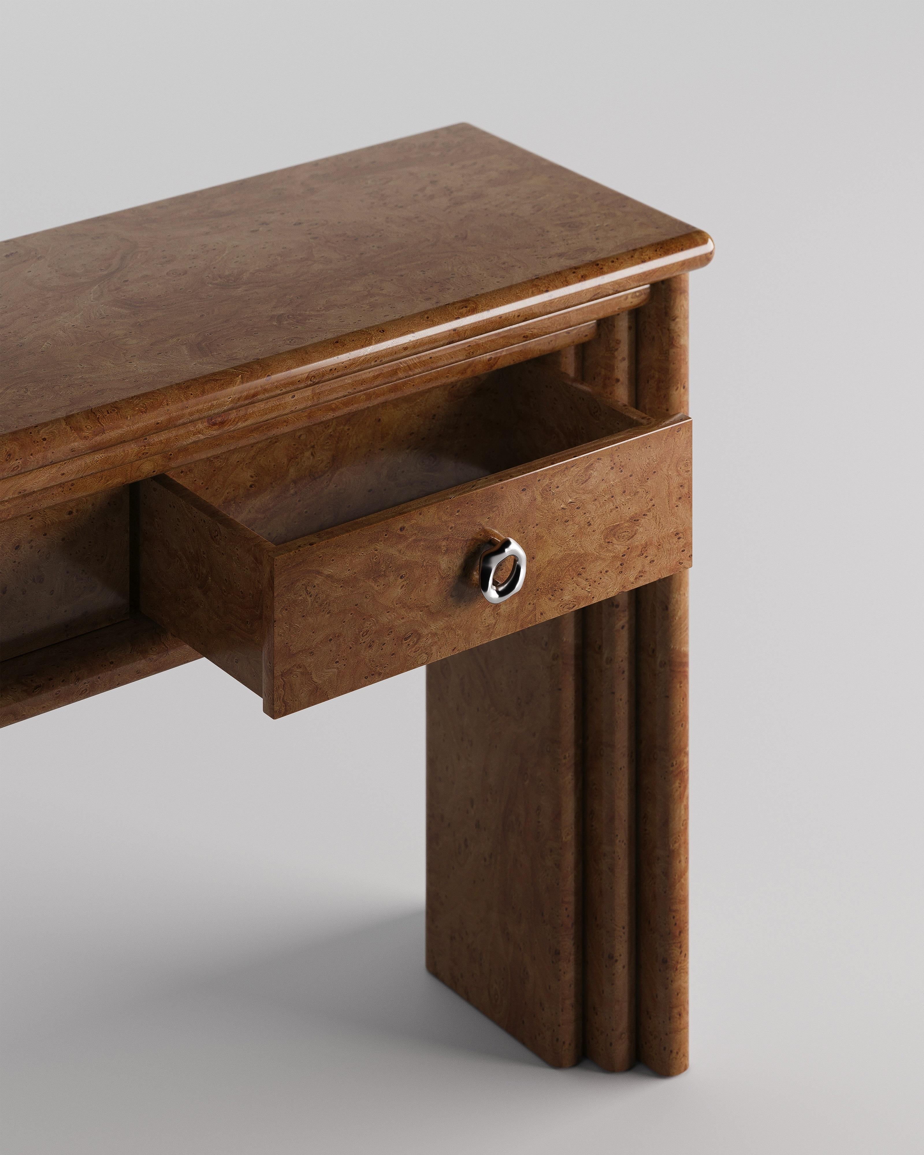 Turkish Column Root Wood Console by Tuğçe Geyik For Sale