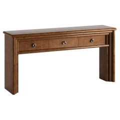 Säule Roots Wood Wood Konsole by Tuğçe Geyik
