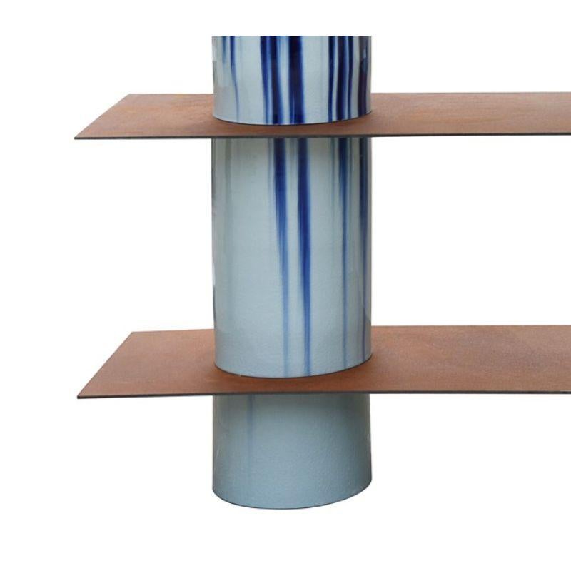Chinese Column Shelving, High by WL Ceramics For Sale