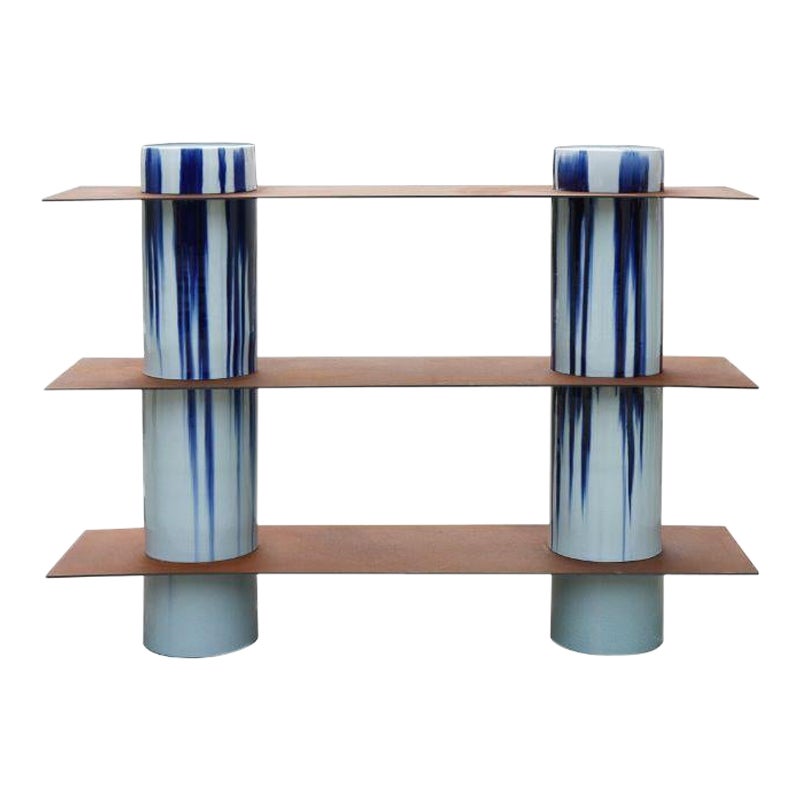 Column Shelving, High by WL Ceramics For Sale