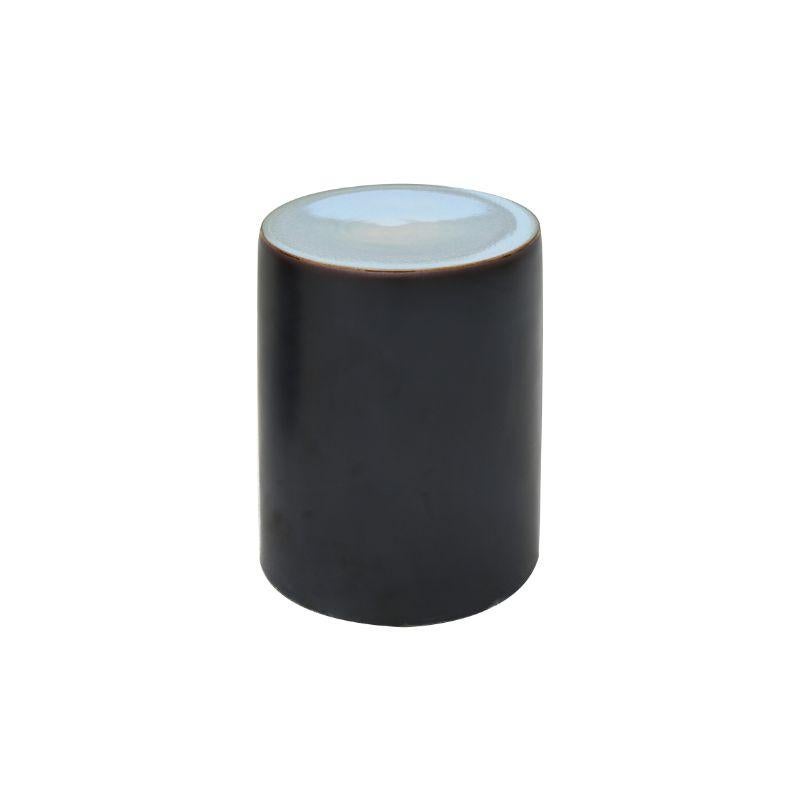 Column stool, dark brown by WL CERAMICS
Design: David Derksen
Materials: Porcelain, dark brown / white effect glaze
Dimensions: 30 x 30 x 40 cm

Also available: different colors and glazes of the column stools.

Porcelain cylinders and corten