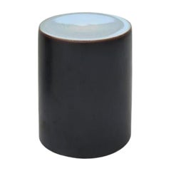 Sgabello a colonna, Marrone scuro di Wl Ceramics