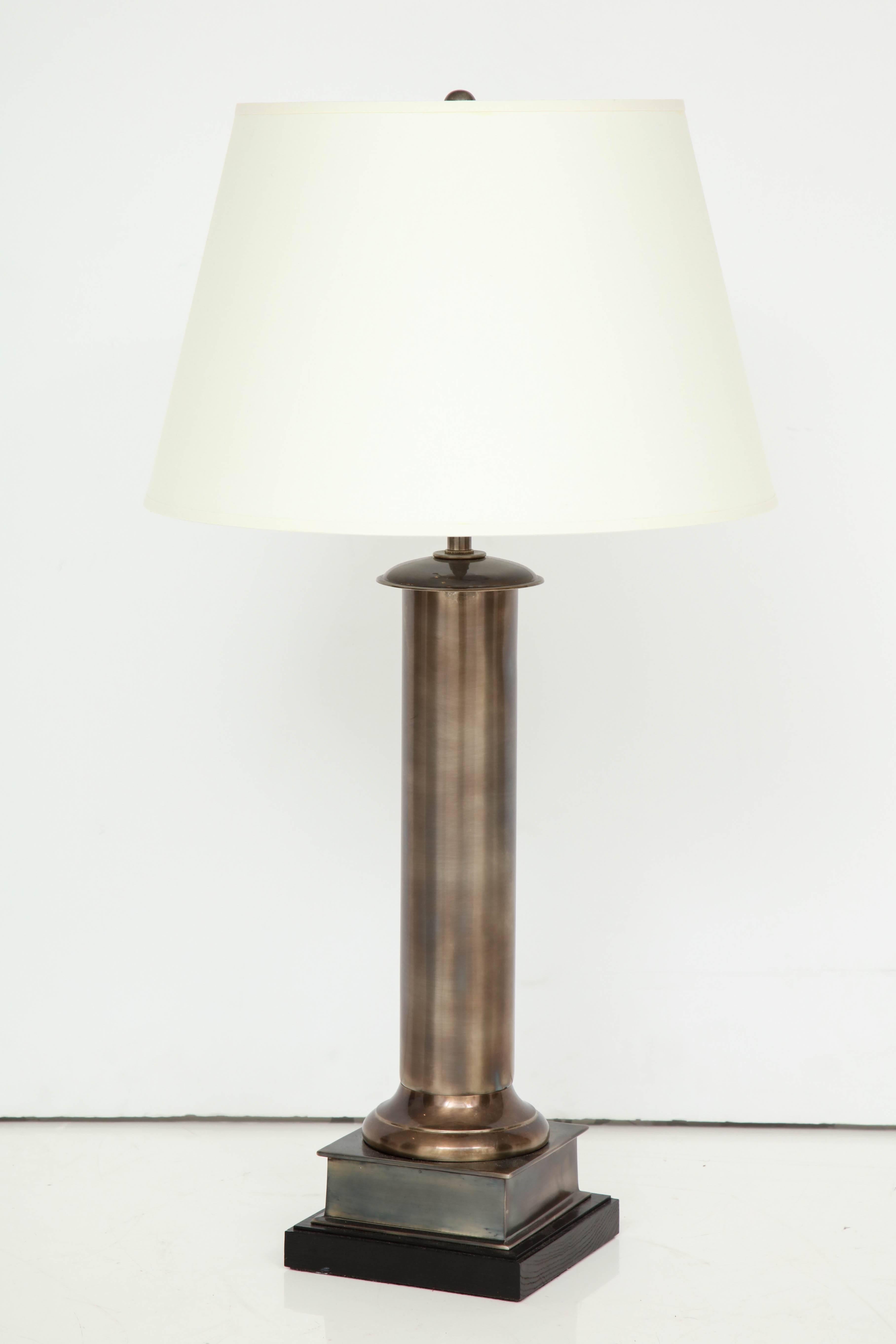 Mid-20th Century Column Table Lamp For Sale