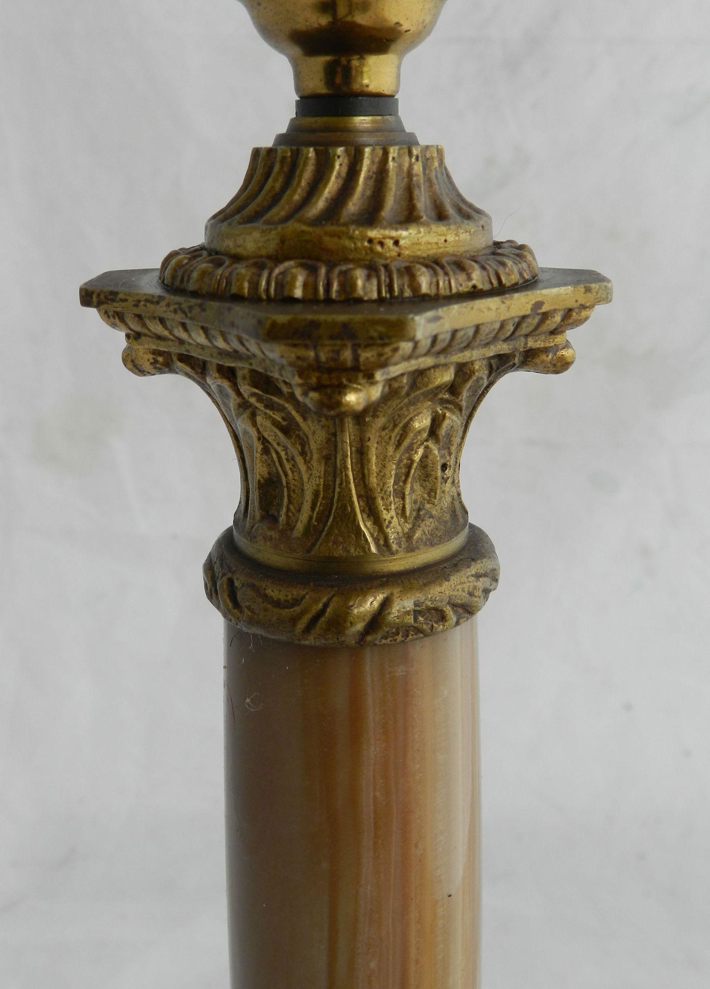 Table Lamp Column French c1910 In Good Condition In Mimizan, FR