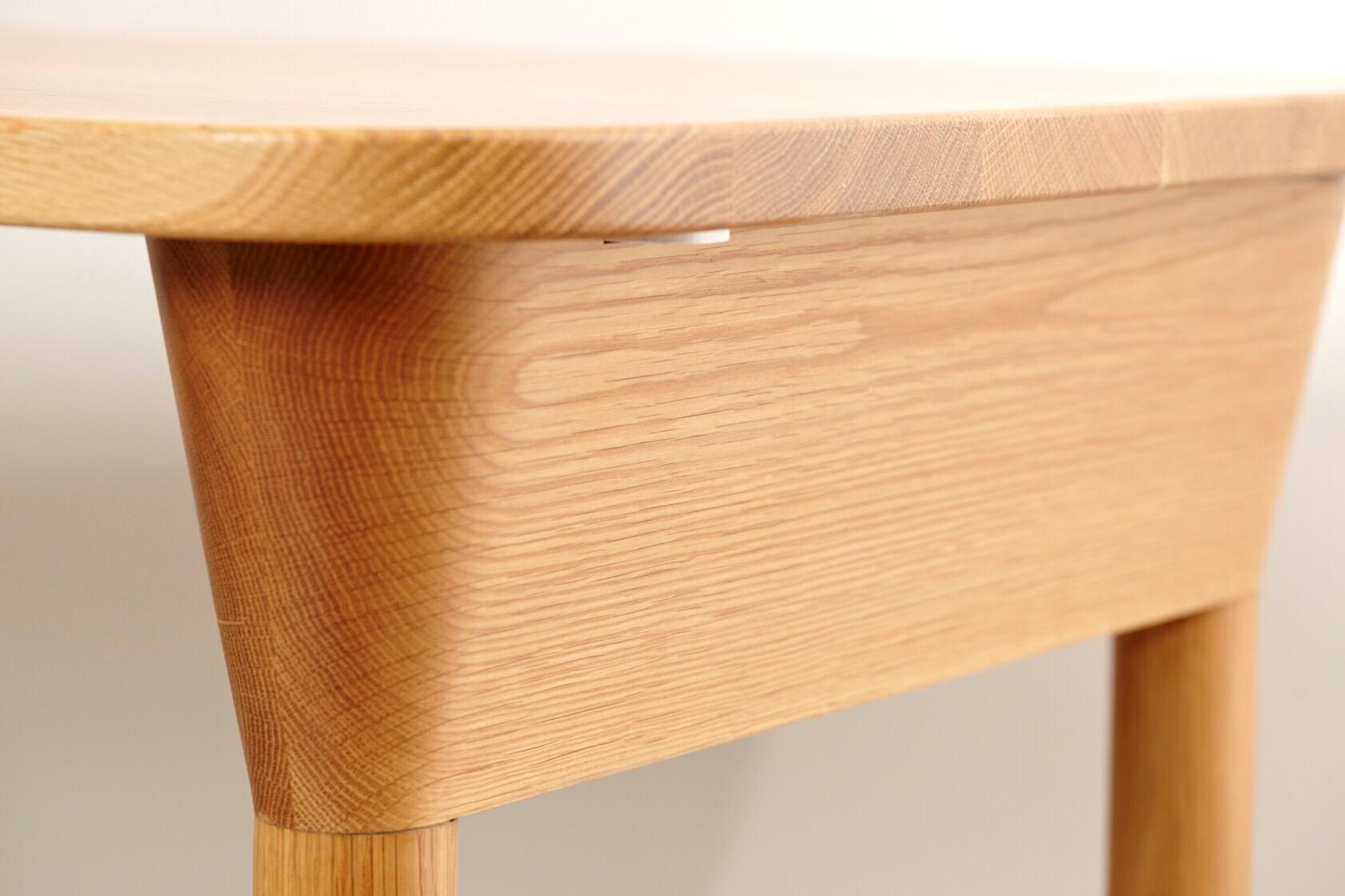 minimalist oak desk