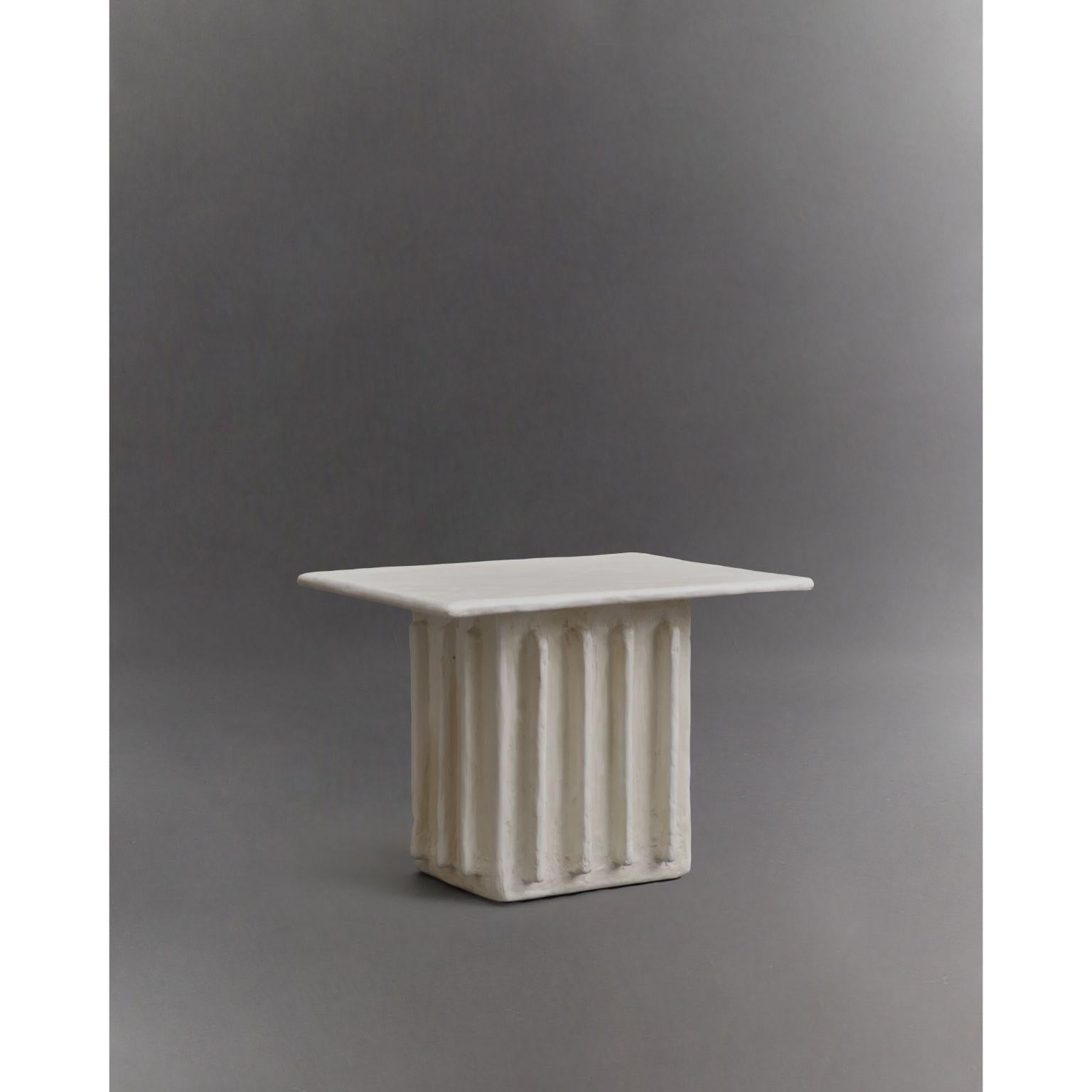 Post-Modern Columnar Side Table by Ombia For Sale