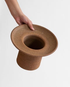 Vase Coluna Bas en Pasta Grés Chamotada Fait à la main au Portugal