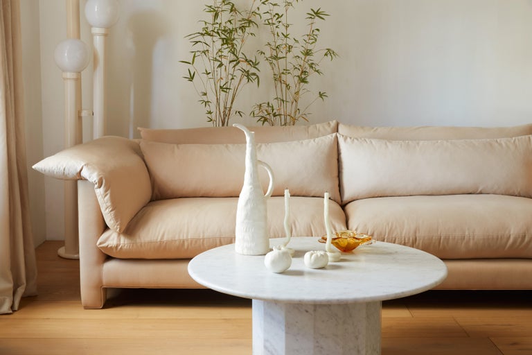 COM Downing Sofa Handcrafted Designed by Master for Lemon at 1stDibs