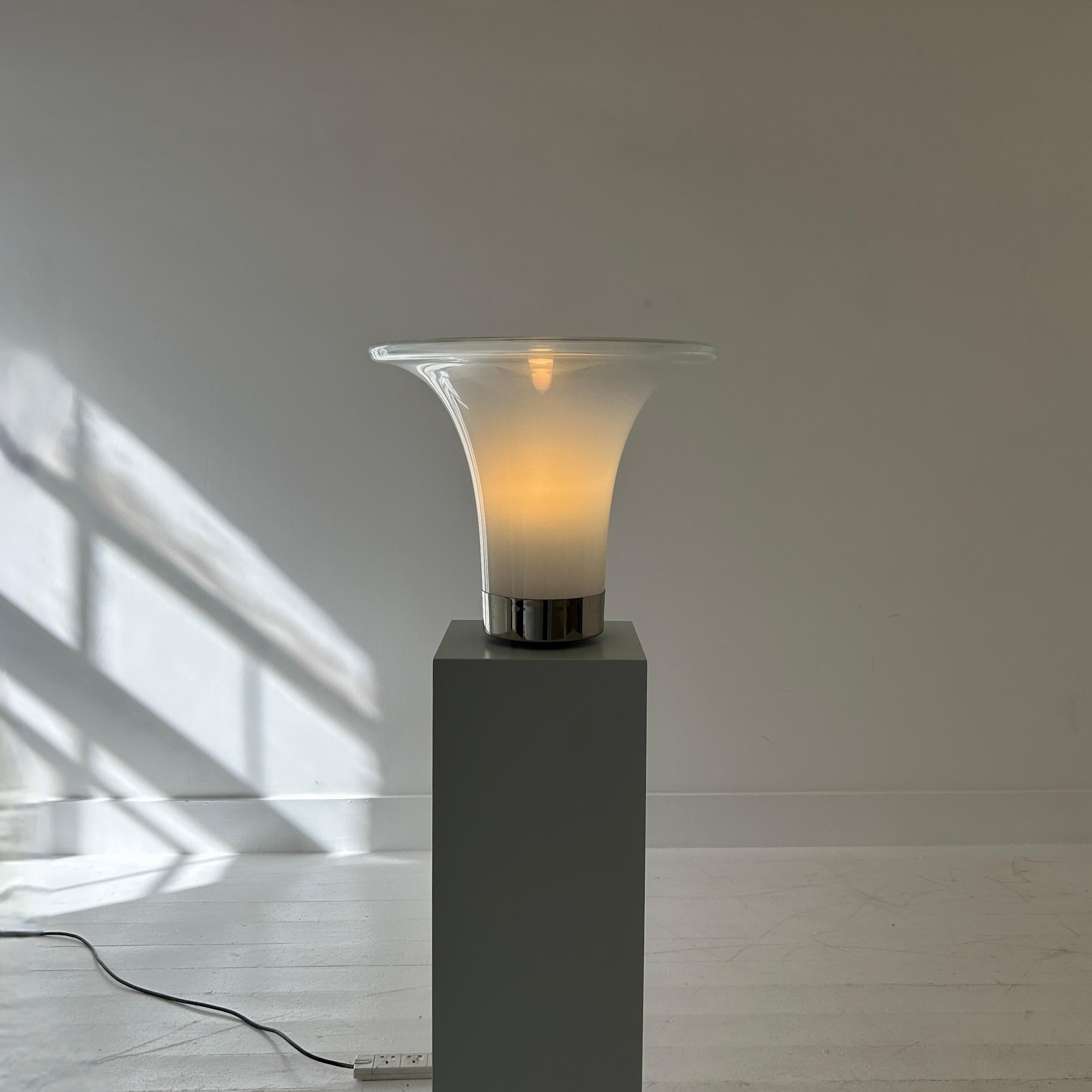 Glass Comare Lamp by Gino Vistosi For Sale