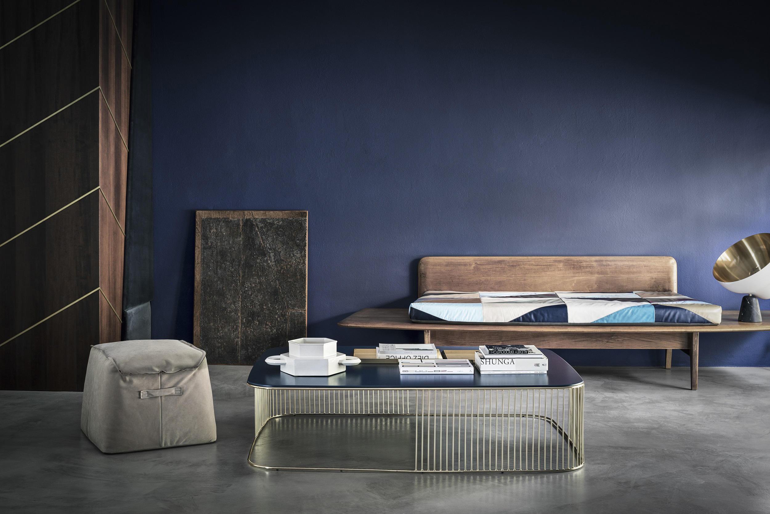 Italian In stock in Los Angeles, Grey Comb Coffee Table, Designed by Gordon Guillaumier