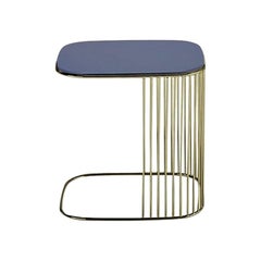 Mesa auxiliar Comb Blue Frame de Gordon Guillaumier, Made in Italy