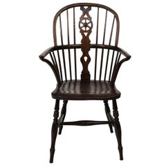 Chaise Windsor à dossier en peigne