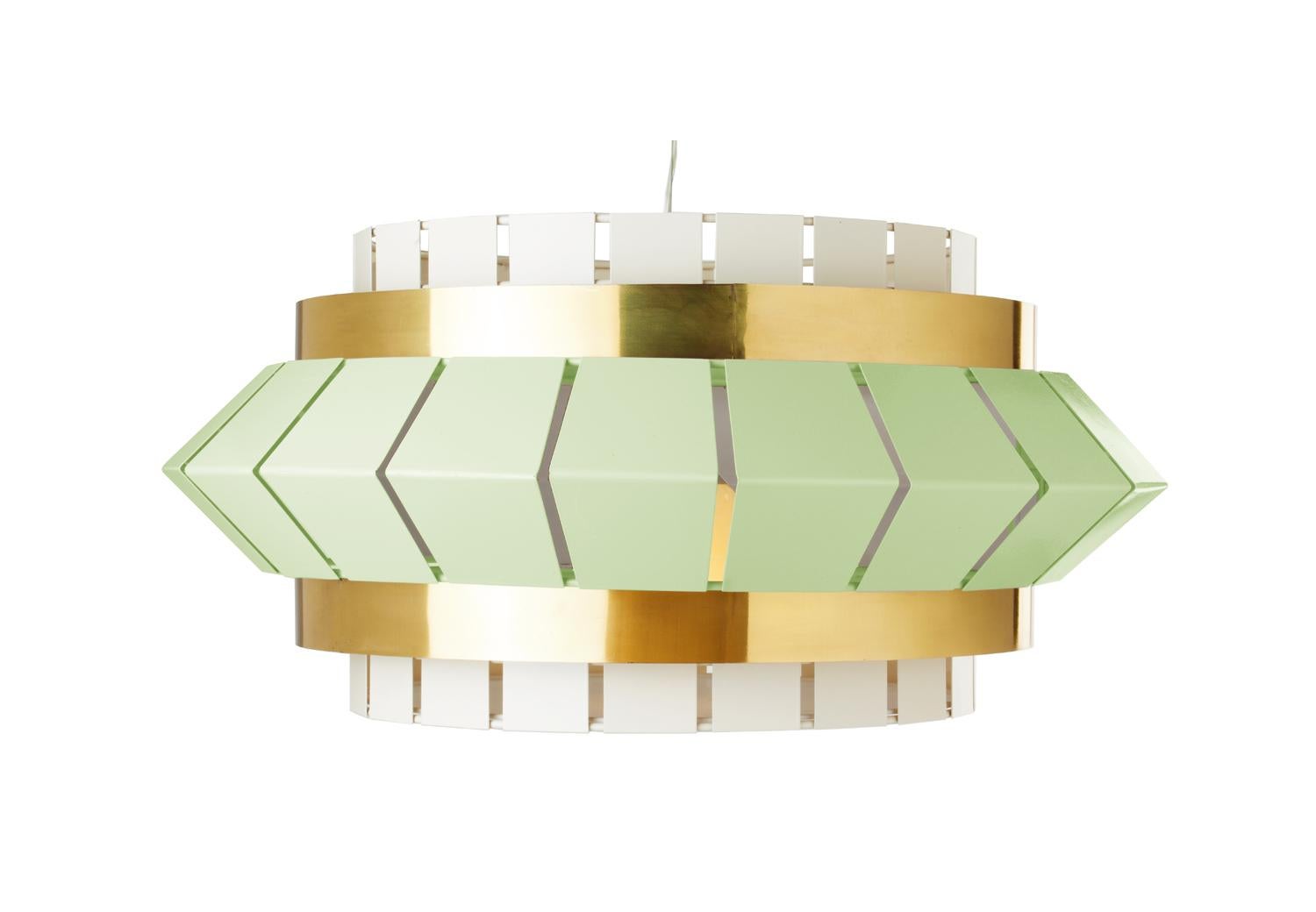 Straight lines contrast with soft metal rings. An eye-catching piece, comb is all about contrasts - straight and round, shiny and matte. A bold choice for any space, that is sure to make heads turn. Made to Order. 

Utu Lamps is part of the Mambo