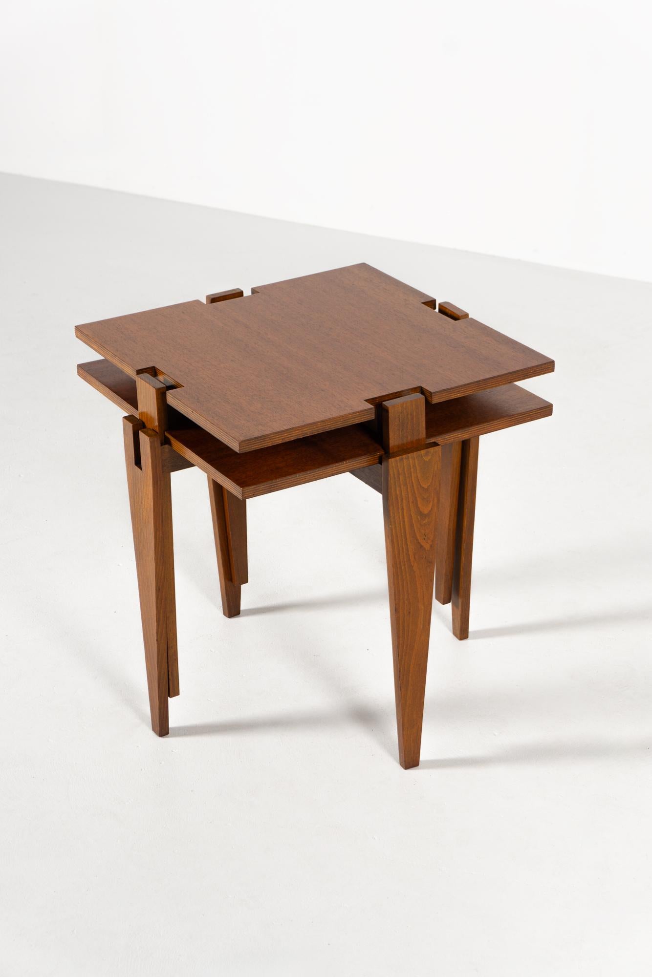 Combinable Table Combinable side tables, Ostuni and Forti, 1957 For Sale at 1stDibs