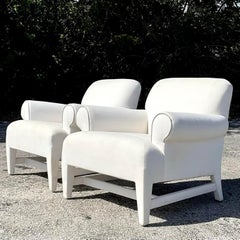Combined Listing Club Chair pair and 6 Outdoor Dining Chairs