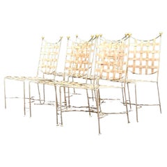 Combined Listing Club Chair pair and 6 Outdoor Dining Chairs