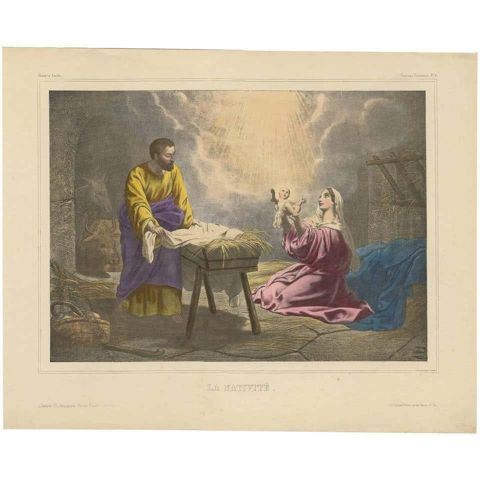 19th Century Combined Listing of 12 Religious Prints published circa 1840