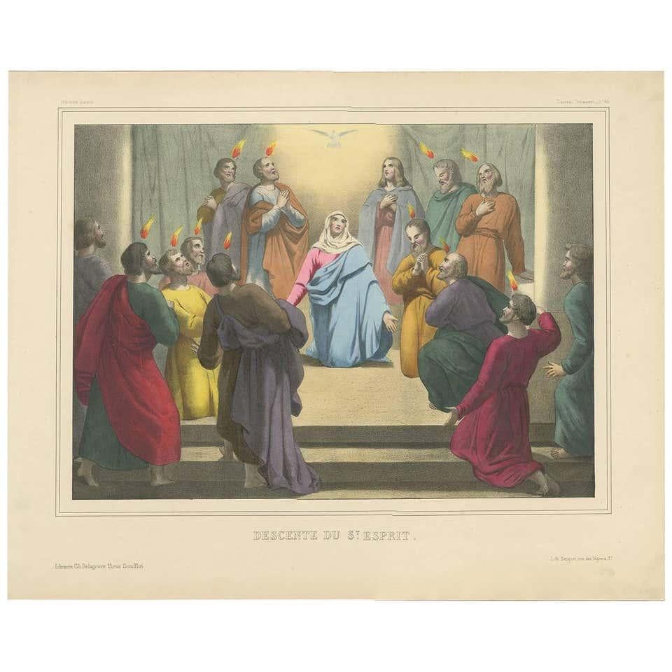 Combined Listing of 12 Religious Prints published circa 1840 2