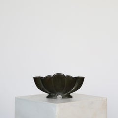 Combined Vase and Candle Holder by Just Andersen, 1930s, Denmark