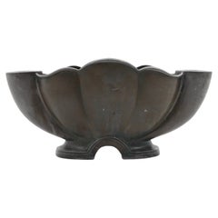 Combined Vase and Candle Holder by Just Andersen, 1930s, Denmark