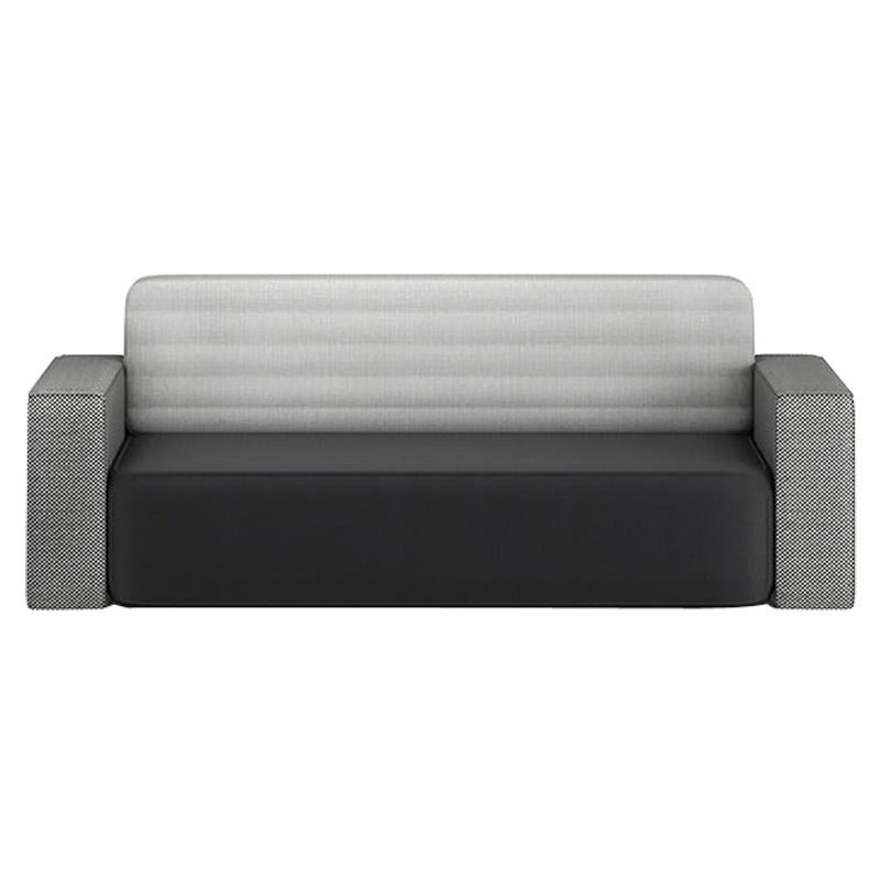 Combo Slim Sofa Grey and White by Frank Chou For Sale