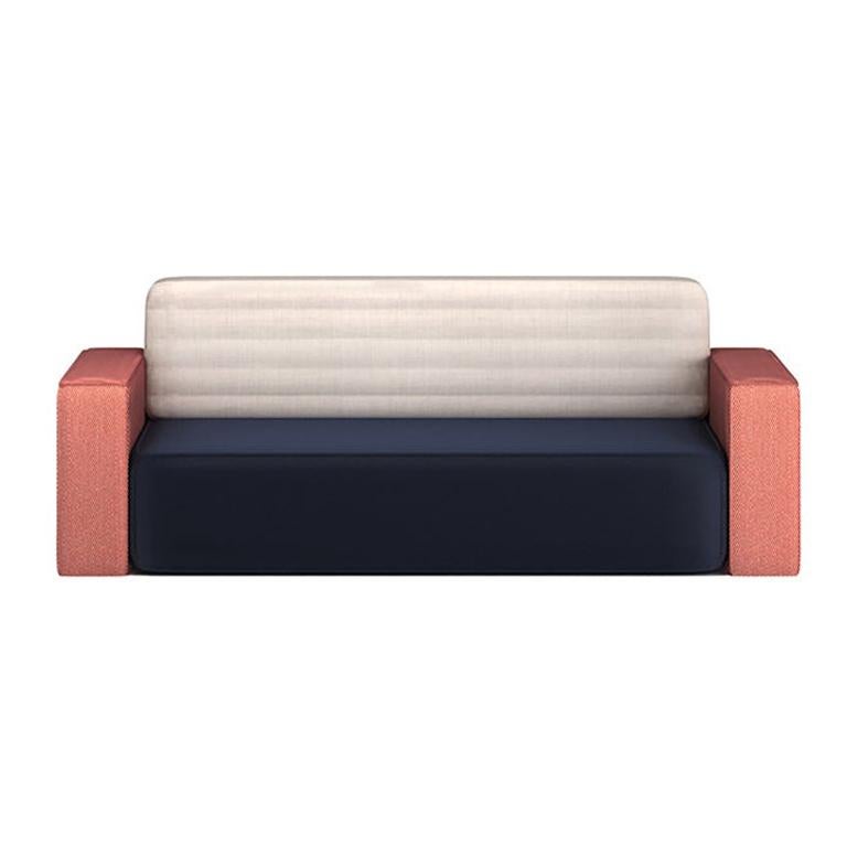 Sofa Combo Slim in Marineblau und Rosa von Frank Chou