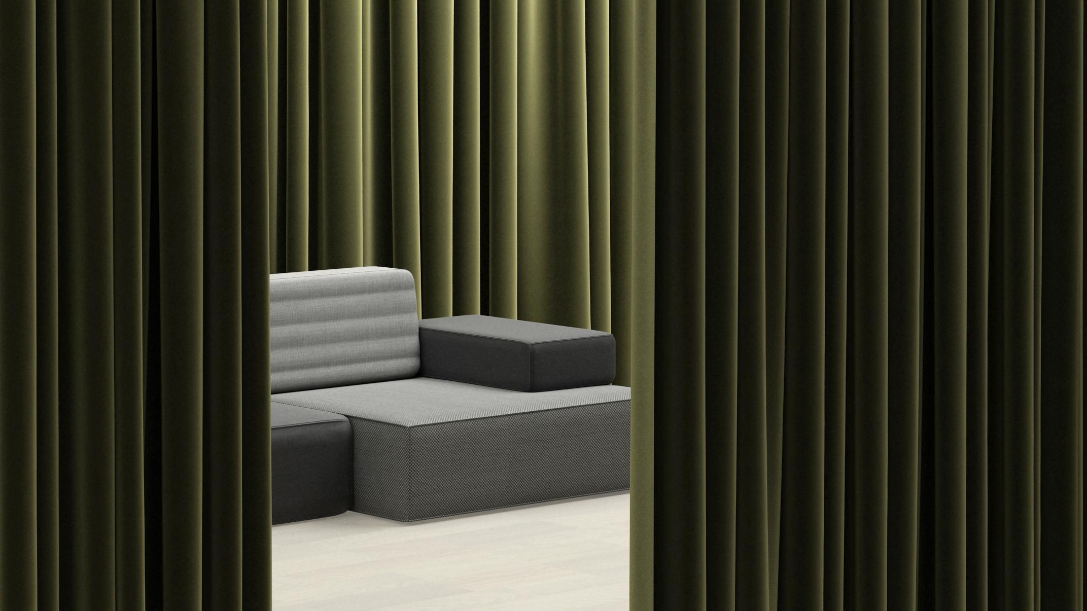 Das Combo-Sofa verwendet Leder, Wolle und Stoffe, um die modulare Erweiterung und die Spleißung fortzusetzen, während es die Klassik begrüßt und die neue Erfahrung zum Ausdruck bringt, die lebendig und voller dramatischer Veränderungen