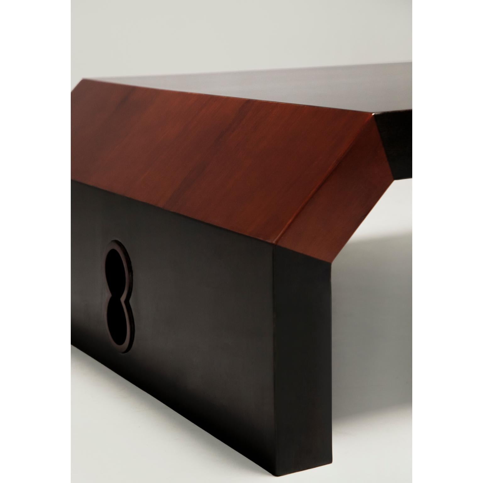 Mesa de Té Combo de Palisandro con Patas Desmontables by Artempo Otro en venta