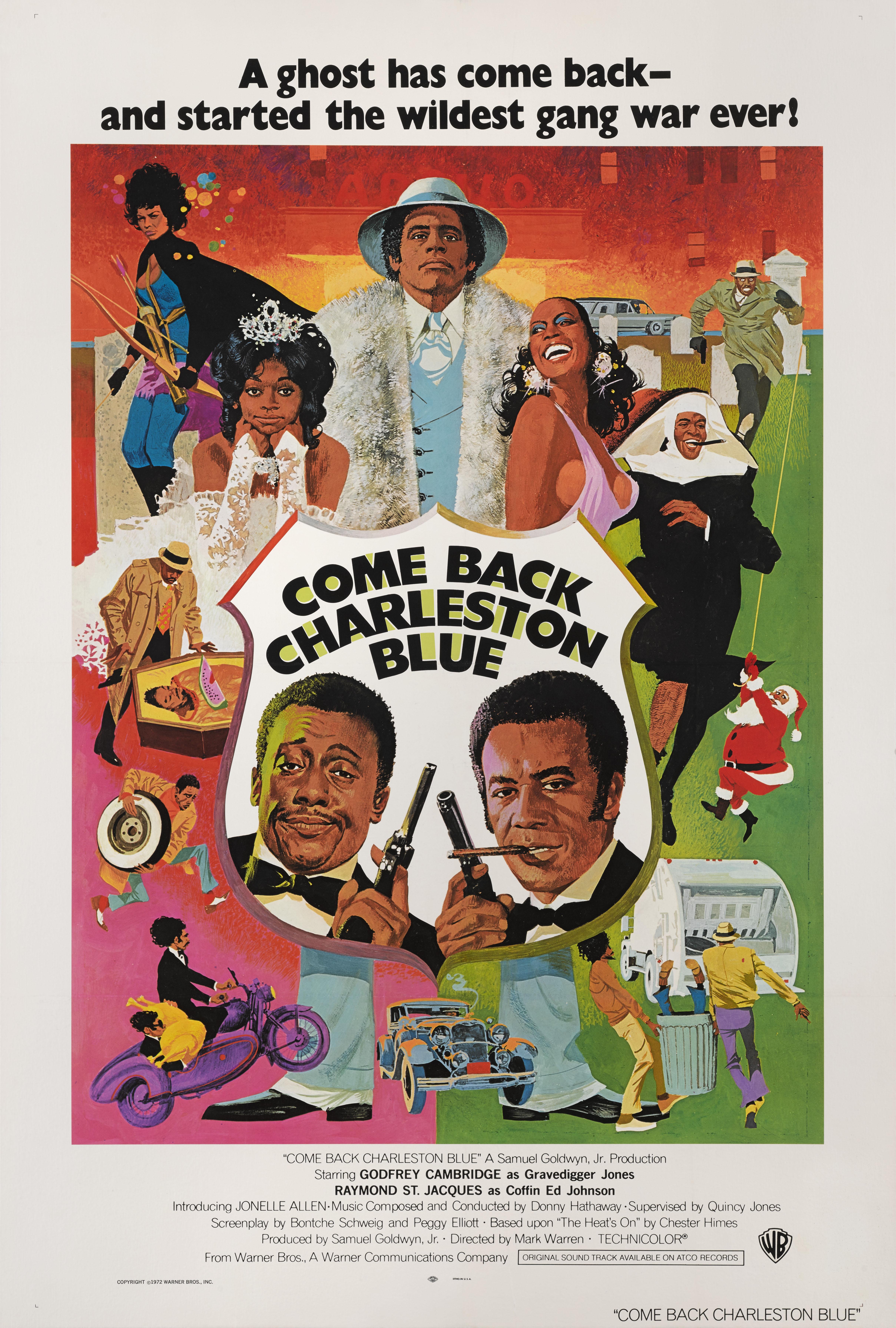 Affiche originale de film de série B de style américain pour la comédie d'action de 1972 avec Godfrey Cambridge, Raymond St. Jacques et Peter De Anda et réalisée par Maek Warren.
Ce poster est doublé d'une toile de conservation et il est expédié