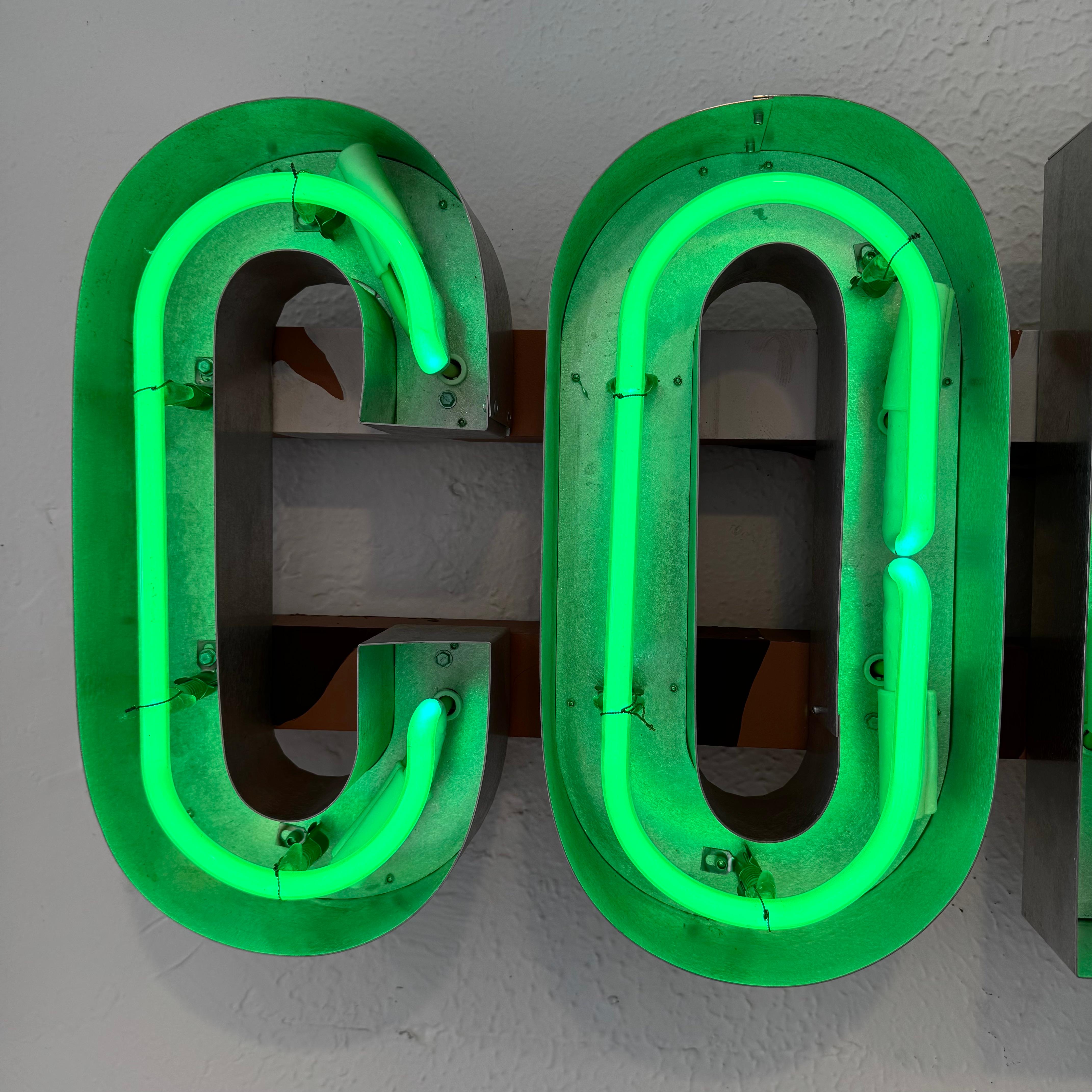 'COME ON IN' Neon Sign , 1990s USA For Sale 1
