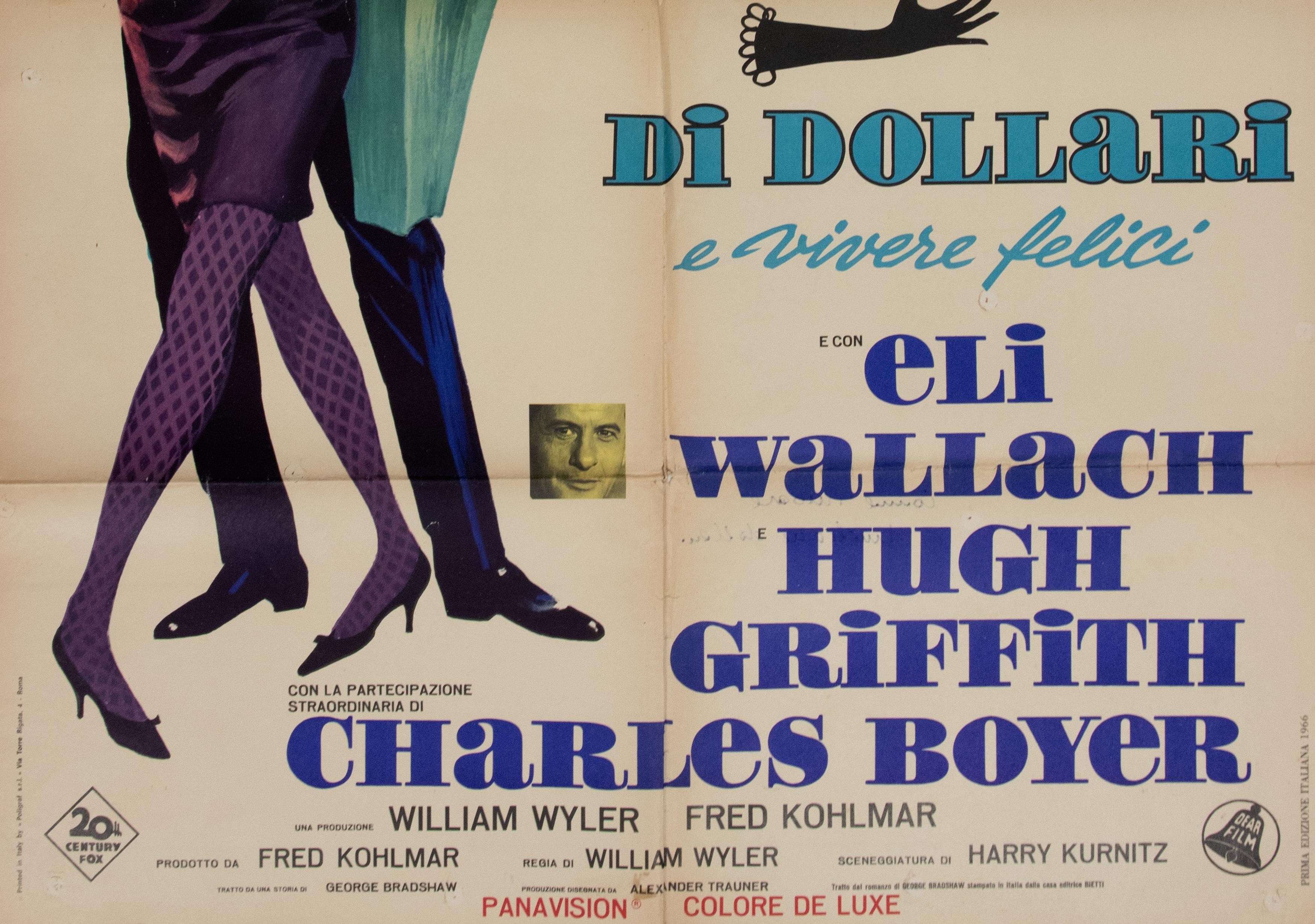 Italiano Come Rubare un Milione di Dollari (1966, Italia), 1966 in vendita