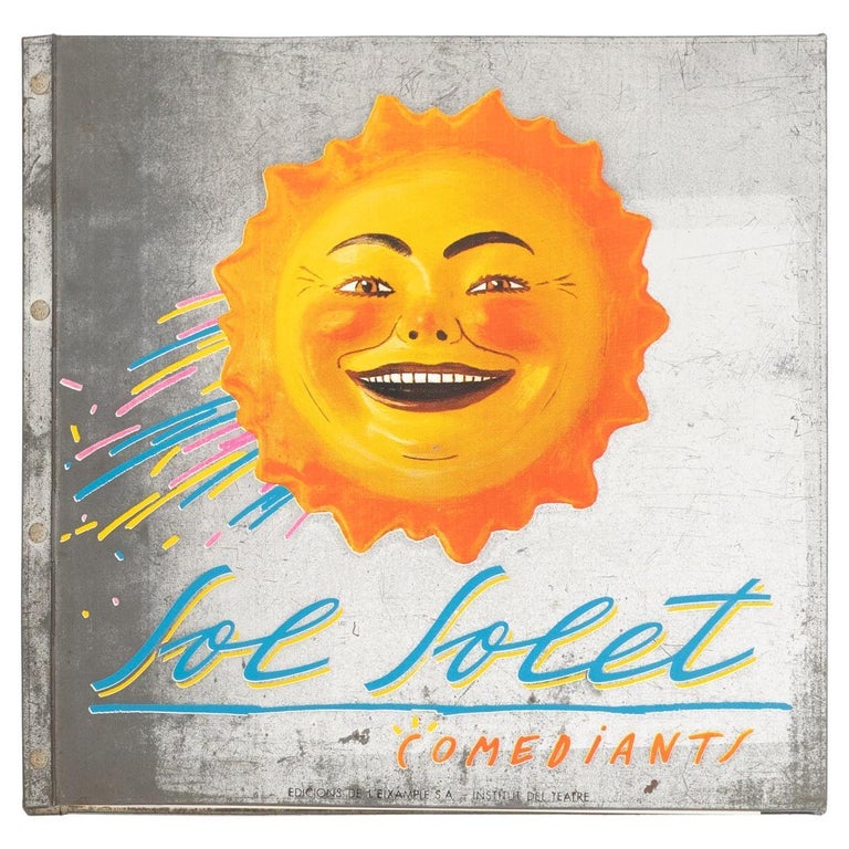 Comediants 'Sol Solet' Book, First Edition, 1983 For Sale at 1stDibs