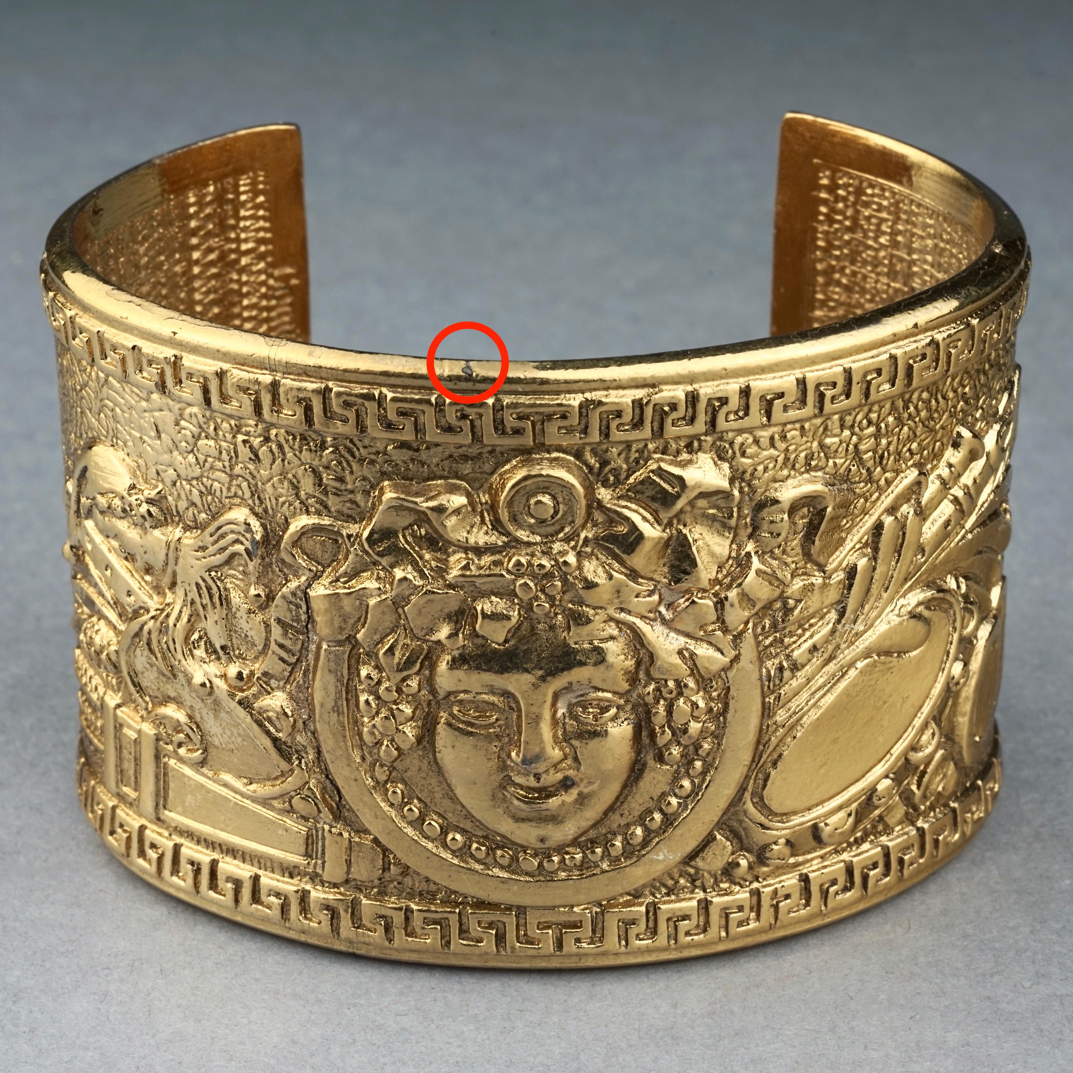 COMEDIE FRANCAISE Bacchus Figural Cuff Bracelet Attributed to Christian Lacroix  For Sale 8