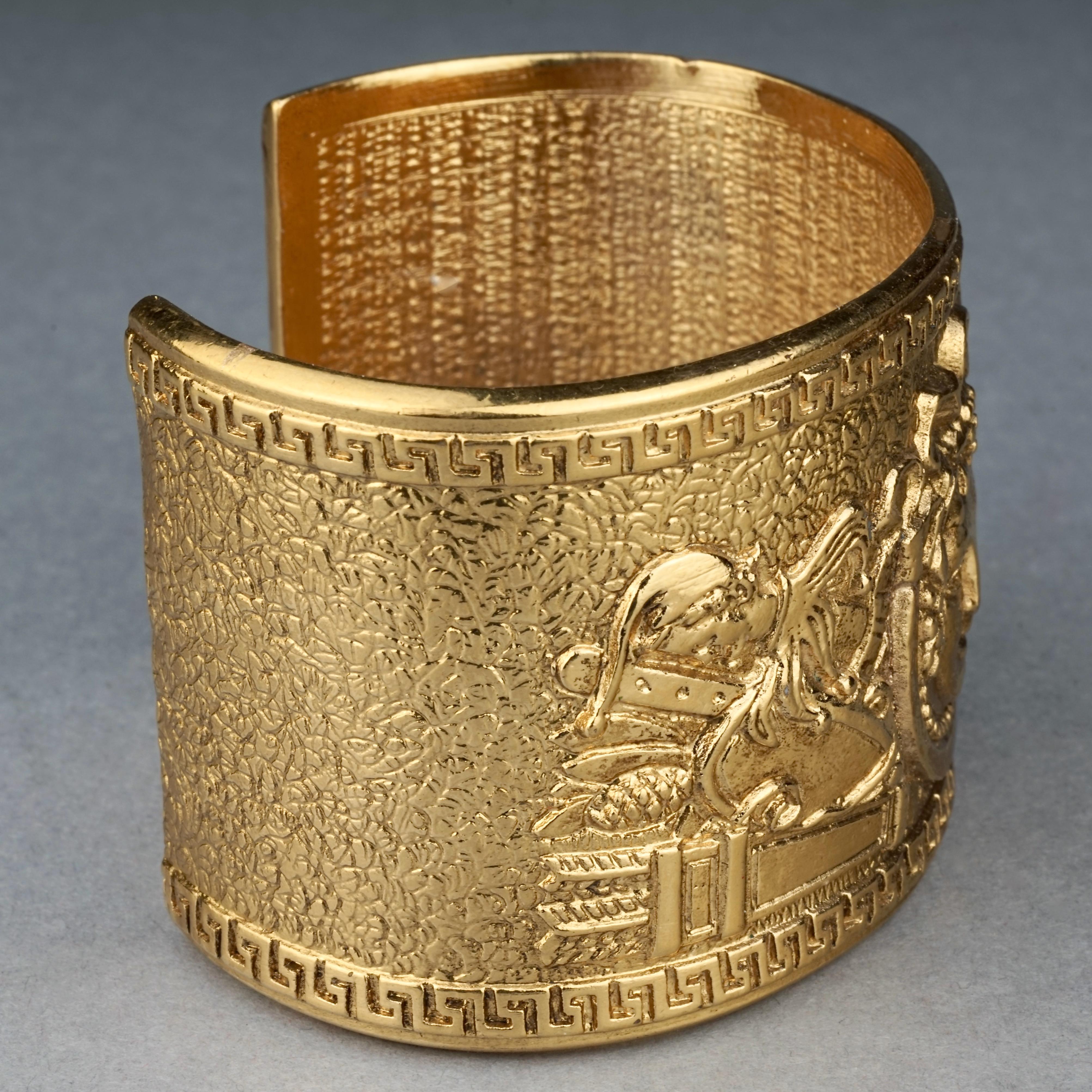 COMEDIE FRANCAISE Bacchus Figural Cuff Bracelet Attributed to Christian Lacroix  For Sale 1