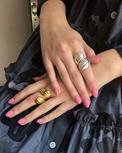 'Comet' Sterling Silver Statement Ring by Emerging Designer Brenna Colvin